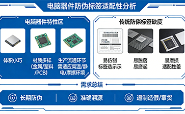電腦器件專屬激光防偽標簽 筑牢電子硬件防偽屏障